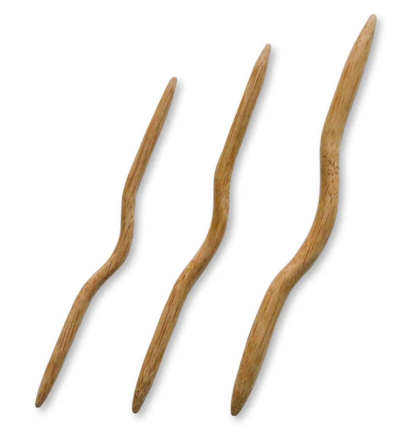 Seeknit Cable Stitch Holders Set of 3 - Bamboo