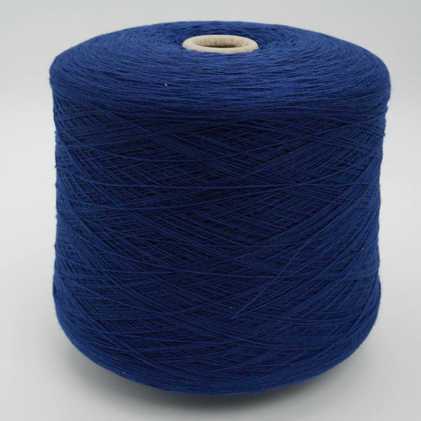 Cone of Canberra 1/15 100% lambswool merino yarn in Blue Depth.