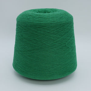 Cone of Canberra 1/15 100% lambswool merino yarn in Fresh Clover.