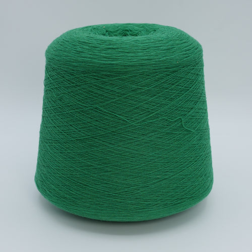 Cone of Canberra 1/15 100% lambswool merino yarn in Fresh Clover.