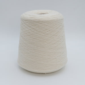 Cone of Canberra 1/15 100% lambswool merino yarn in Milk Cloud.
