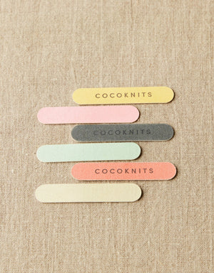 Cocoknits Emery Boards set of six colorful nail files for knitters and makers