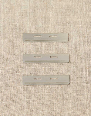 Three Cocoknits Fuzz Off Comb replacement blades made from recyclable steel