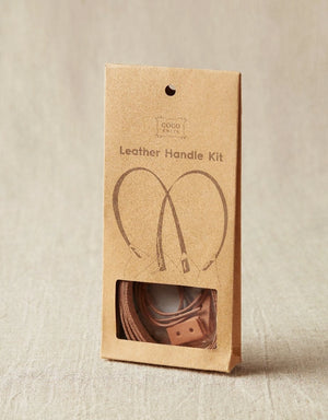 Cocoknits Leather Handle Kit Original in kraft retail packaging