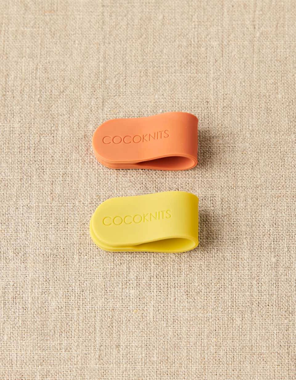 Cocoknits Maker's Clips in Yellow-Orange