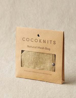 Cocoknits Natural Mesh Bag in original kraft retail packaging