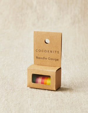 Cocoknits Needle Gauge in original kraft packaging