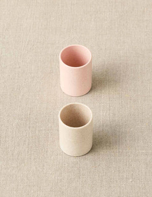 Cocoknits Notions Holder Cups in Shell and Linen