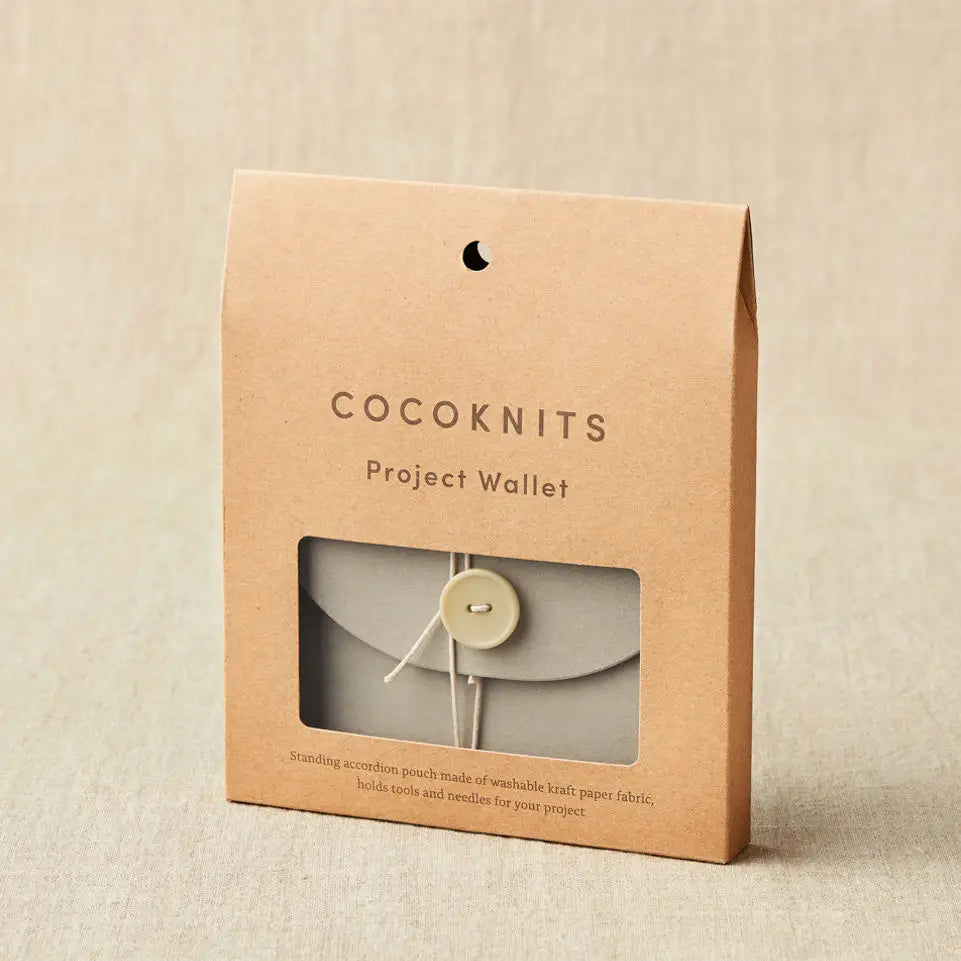 Cocoknits Project Wallet - Gray.