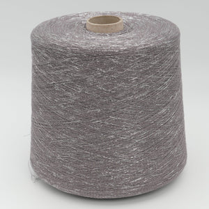 Cone of Frizzante 35000 viscose blend yarn in Ash Orchid.