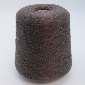 Cone of Harmony 2/30 100% merino yarn in gray brown.