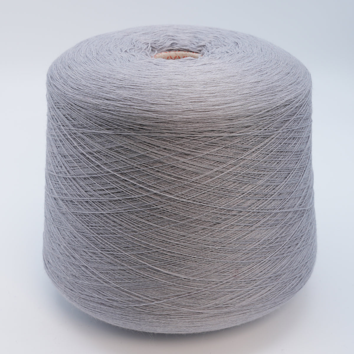 Cone of Harmony 2/30 100% merino yarn in pale gray.