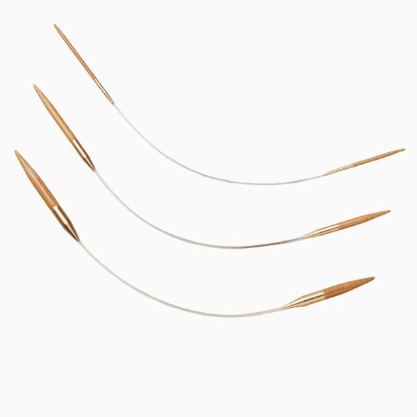 Seeknit Koshitsu Bamboo Asymmetrical Circular Needles (Fixed)