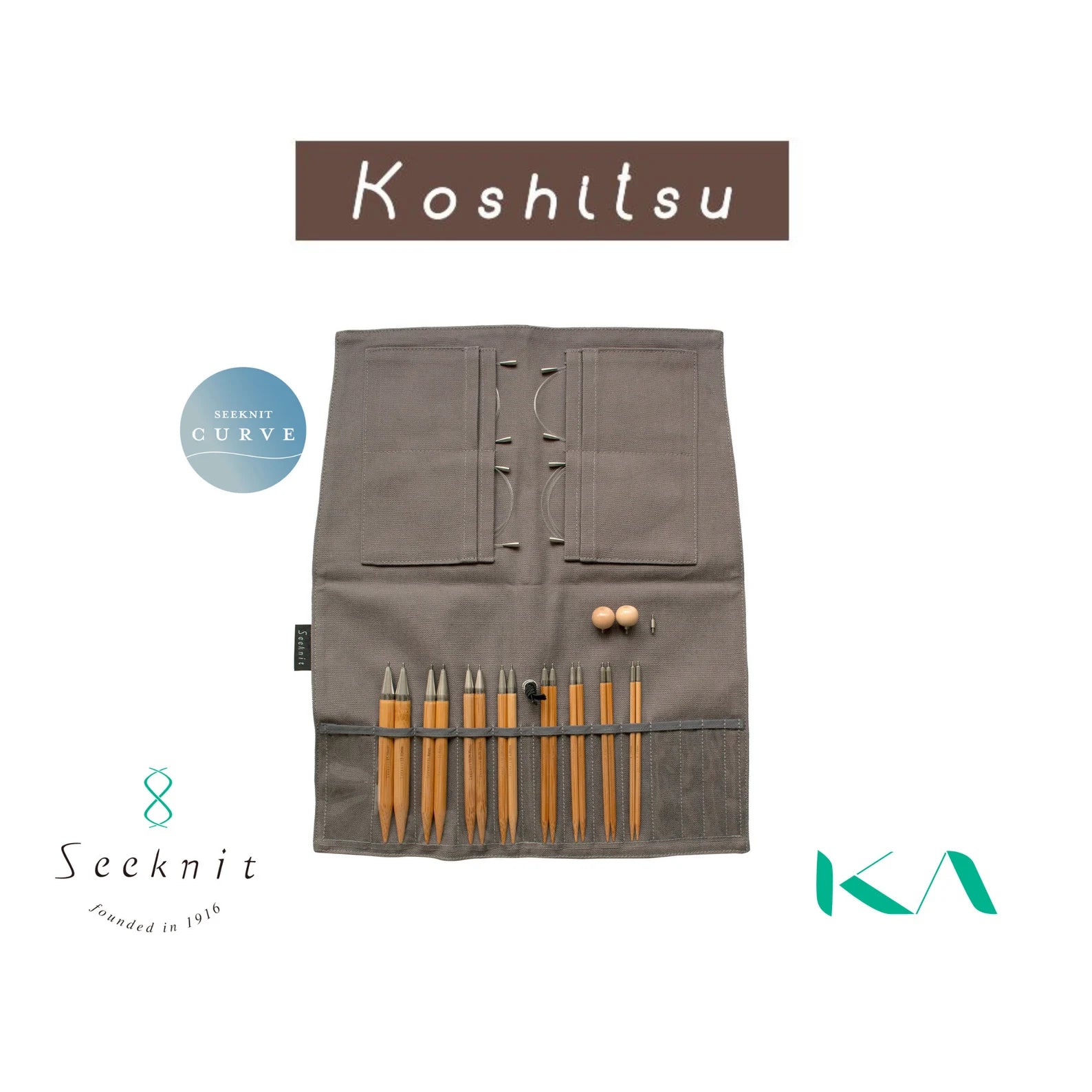 Seeknit CURVE Koshitsu 12.5 cm / 5 inch Grand Set