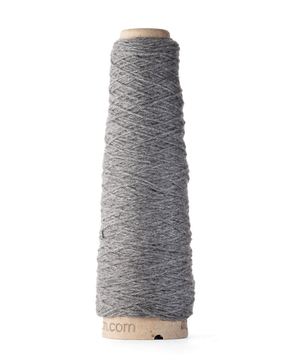 Cone of ITO Kuroten Gray 25g 100m yarn.