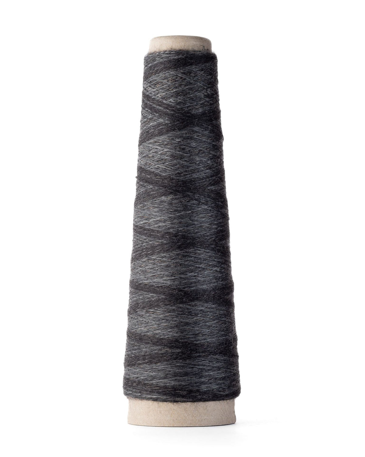 Cone of ITO Niji Shades of Gray 20g 480m yarn.