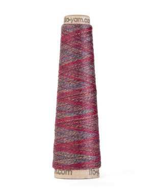 Cone of ITO Niji Shades of Purple 20g 480m yarn.