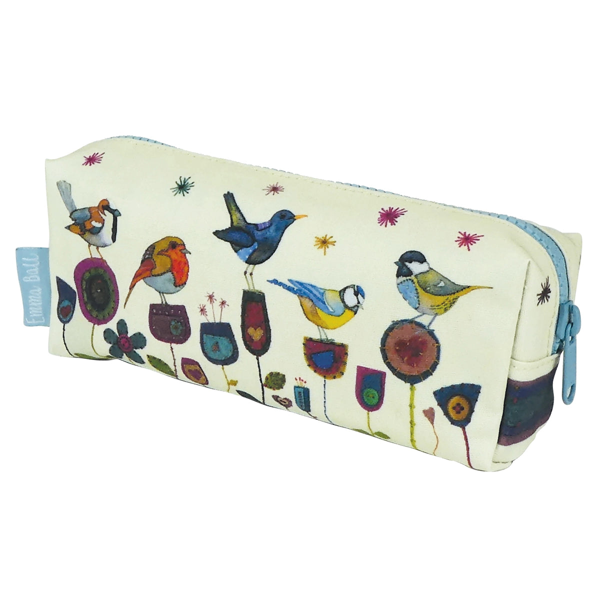 Stitched Birdies Pencil Case.