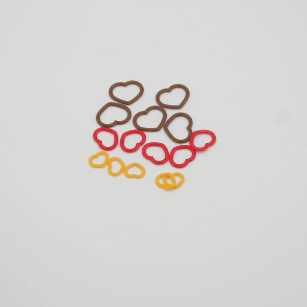 Tulip Stitch Marker Set Hearts.