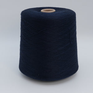 Cone of Victoria 2/30 100% merino yarn in Shiny Navy.