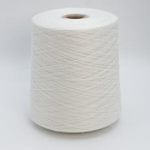 Cone of Victoria 2/30 100% merino yarn in Snow White.